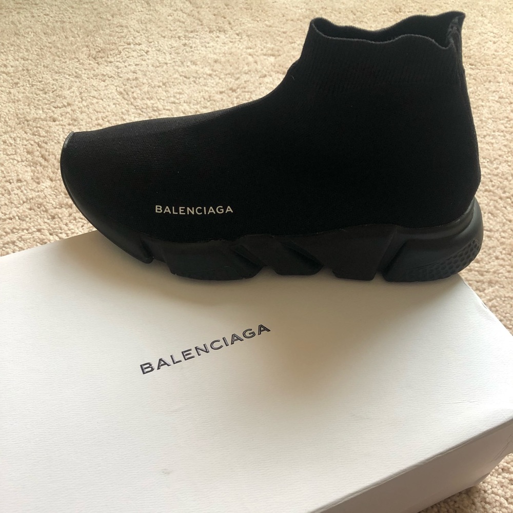 Balenciaga triple black sneakers